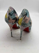 Pre-Owned Christian Louboutin Blue Size 38 D'orsay Heels | True Fashionistas.