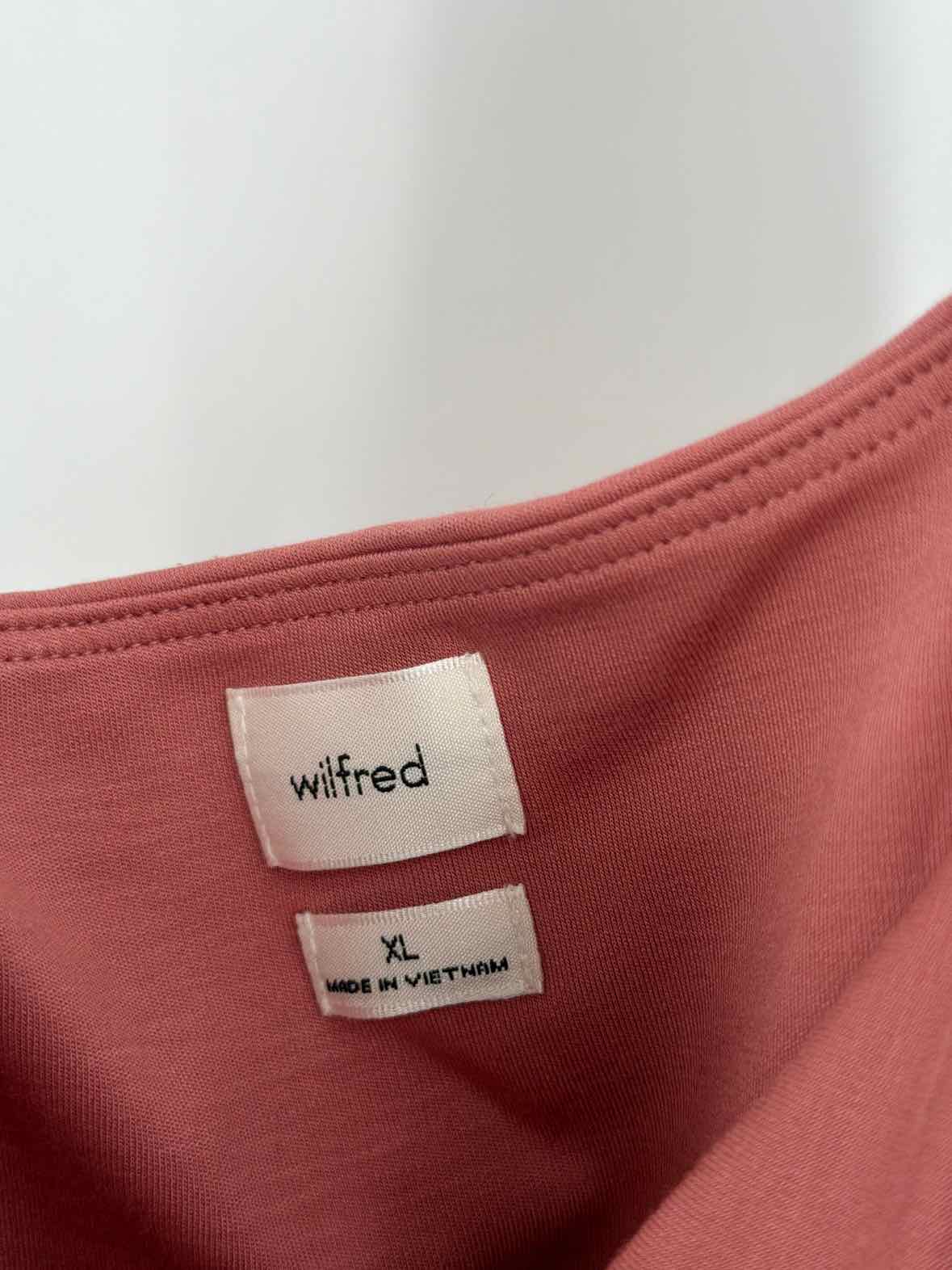Pre-Owned Wilfred Pink Size XL Midi Sleeveless Dress | True Fashionistas.