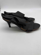 Pre-Owned Pedro Garcia Black Size 37 Strappy Heels | True Fashionistas.