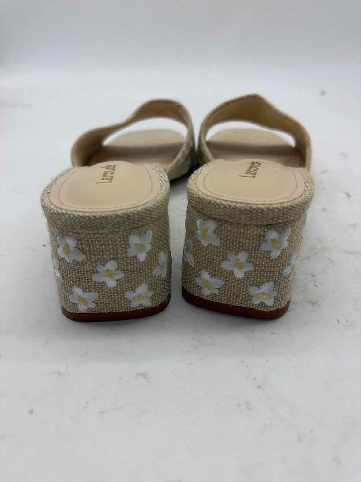 Pre-Owned Larroude Tan Size 8 Mule Heels | True Fashionistas.