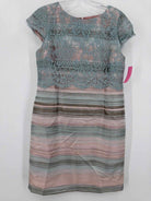 Pre-Owned Matilde Cando Blue Size 12 Short Sleeveless Dress | True Fashionistas.