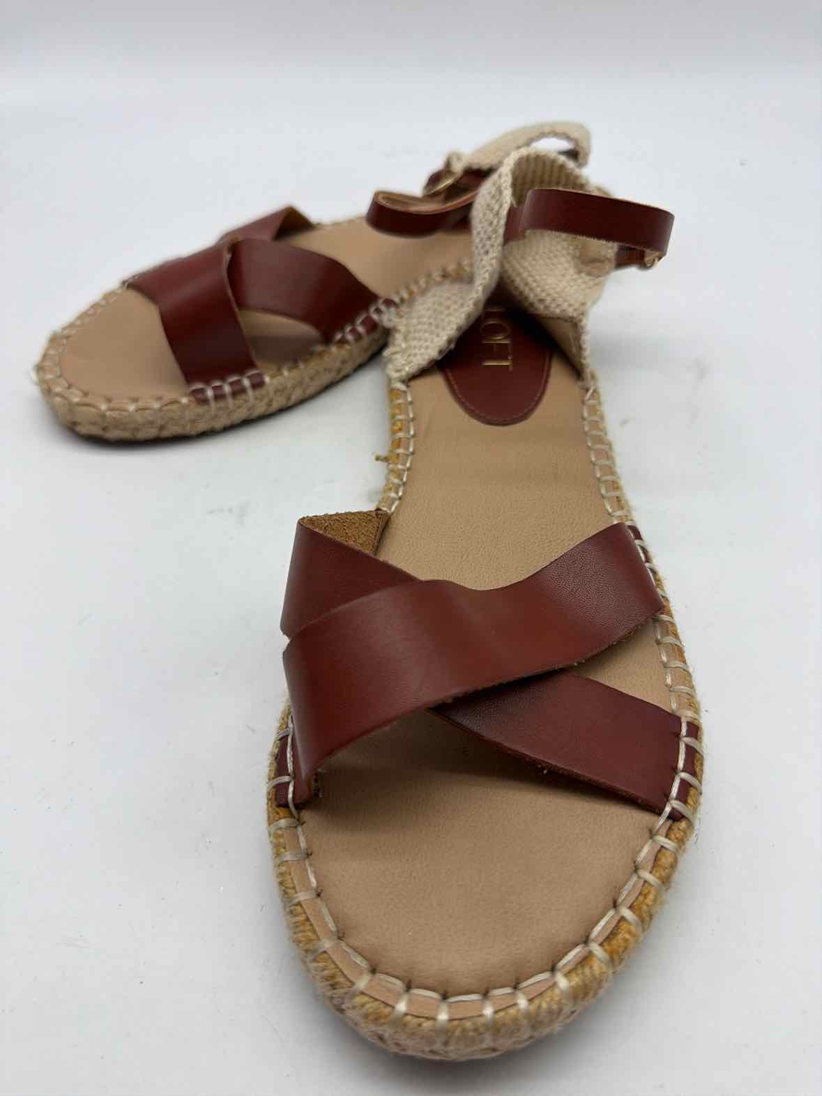 Pre-Owned Loft Brown Size 10 Espadrille Sandals | True Fashionistas.