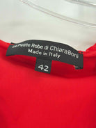 Pre-Owned La Petite Robe Chiara Boni Red Size 42/8 Short Long Sleeve Dress | True Fashionistas.