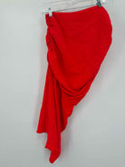 Pre-Owned Amanda Uprichard Red Size Small One Shoulder Short Sleeveless Dress | True Fashionistas.