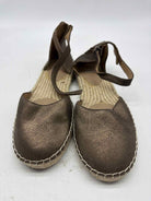 Pre-Owned Eileen Fisher Gold Size 7 Espadrille Sandals | True Fashionistas.