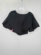Pre-Owned ROMEA Black Size Medium Cropped Blouse | True Fashionistas.