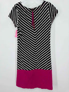Pre-Owned Hatley Black Size Small Stripe Short Short Sleeve Dress | True Fashionistas.