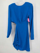 Pre-Owned Amanda Uprichard Blue Size Small Short Long Sleeve Dress | True Fashionistas.