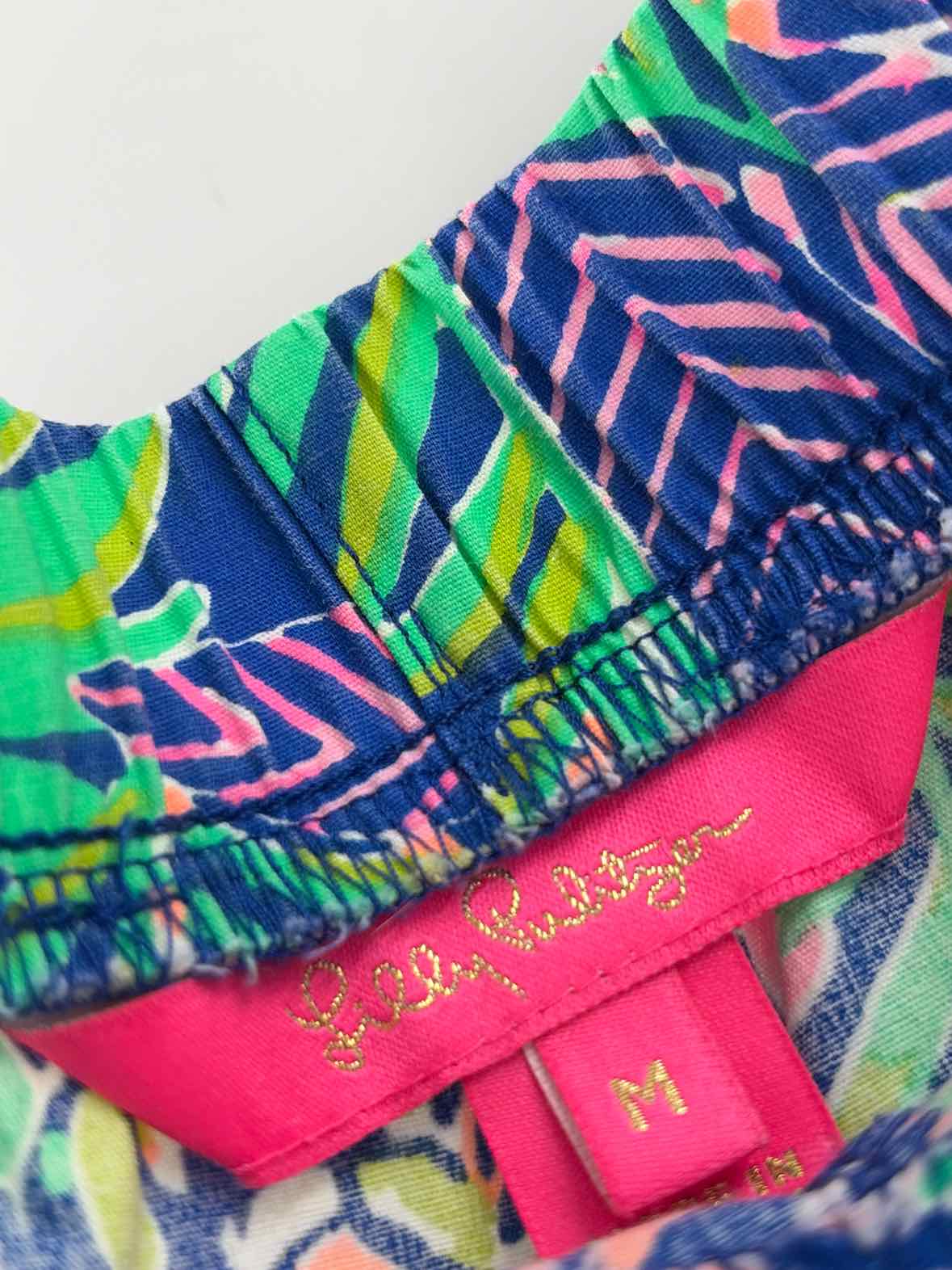 Lilly Pulitzer Blue Size Medium Printed Shorts | True Fashionistas.