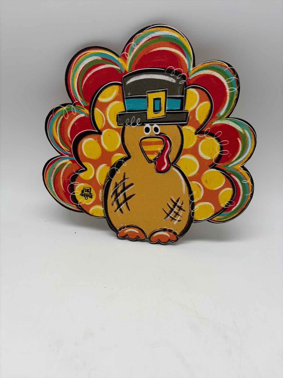 Yellow Turkey  Wreath Attachment | True Fashionistas.