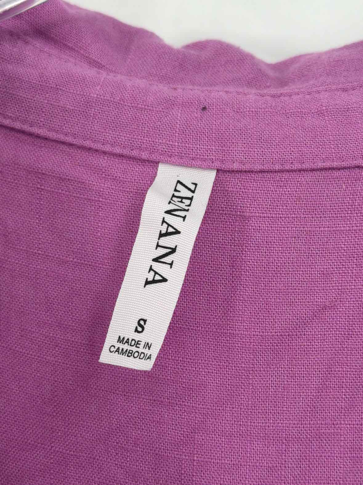 Pre-Owned Zeanna Purple Size Small Short Sleeveless Dress | True Fashionistas.