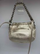 Pre-Owned B Makowsky Gold Crossbody | True Fashionistas.