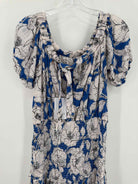 Pre-Owned Misa Blue Size XS Long Short Sleeve Dress | True Fashionistas.