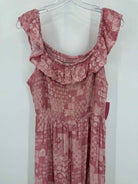 Pre-Owned Wonderly Pink Size XL Long Sleeveless Dress | True Fashionistas.
