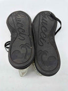Pre-Owned Gucci Silver Size 9 High Top Athletic Shoes | True Fashionistas.