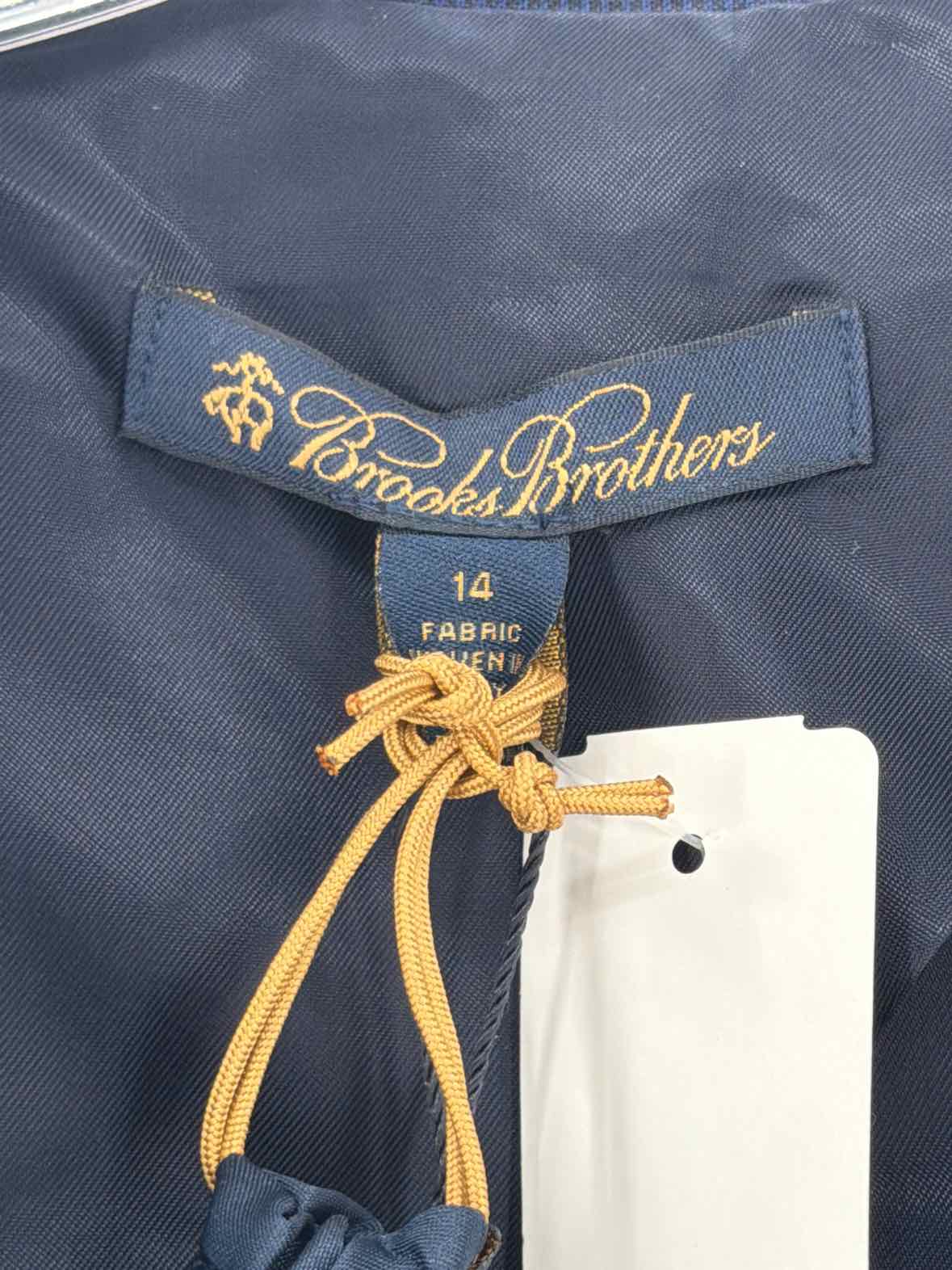 Pre-Owned Brooks Brothers Navy Size 14 Blazer | True Fashionistas.