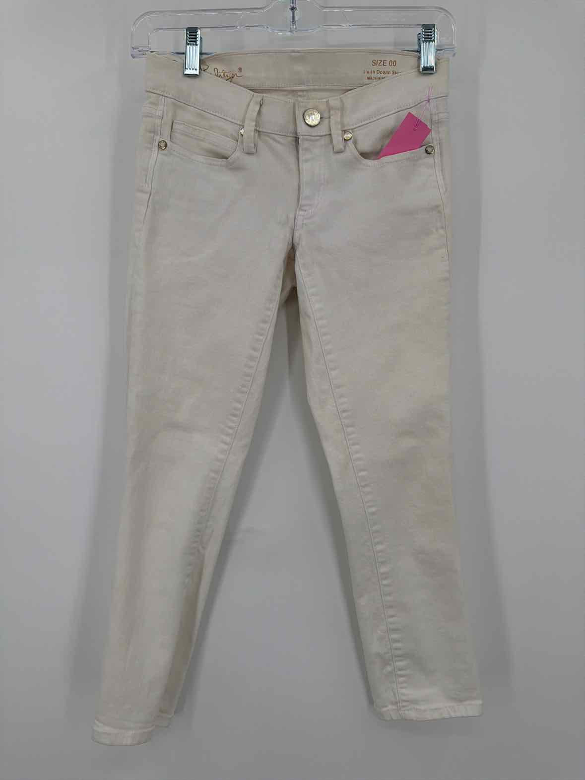 Pre-Owned Lilly Pulitzer White Size 00 Jeans | True Fashionistas.