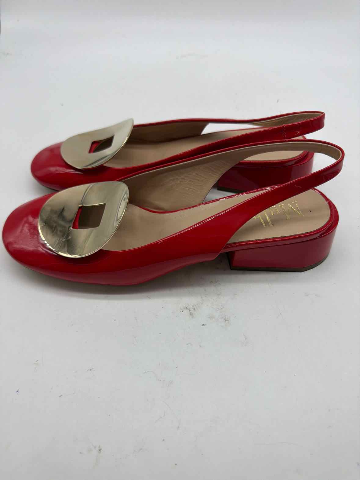 Pre-Owned Mulberry Red Size 36 Slingback Heels | True Fashionistas.