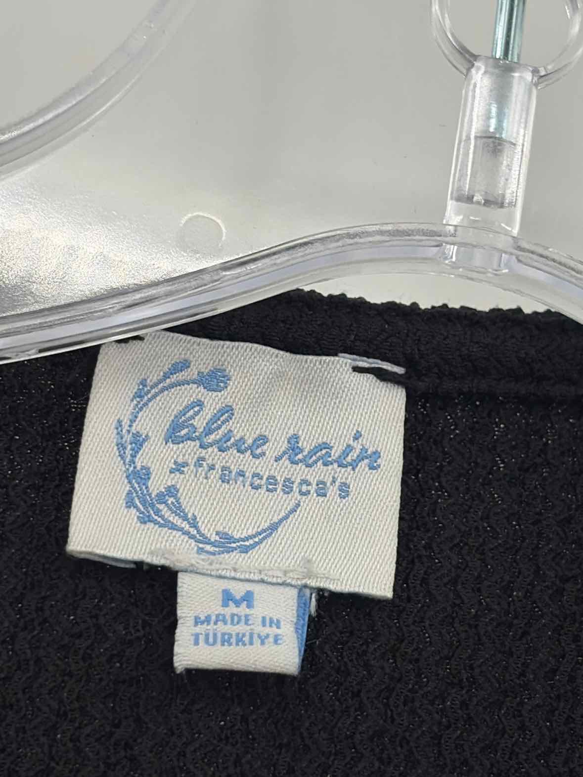 Blue Rain Black Size Medium Blouse | True Fashionistas.
