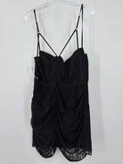 Pre-Owned For Love & Lemons Black Size XL Lace Short Sleeveless Dress | True Fashionistas.