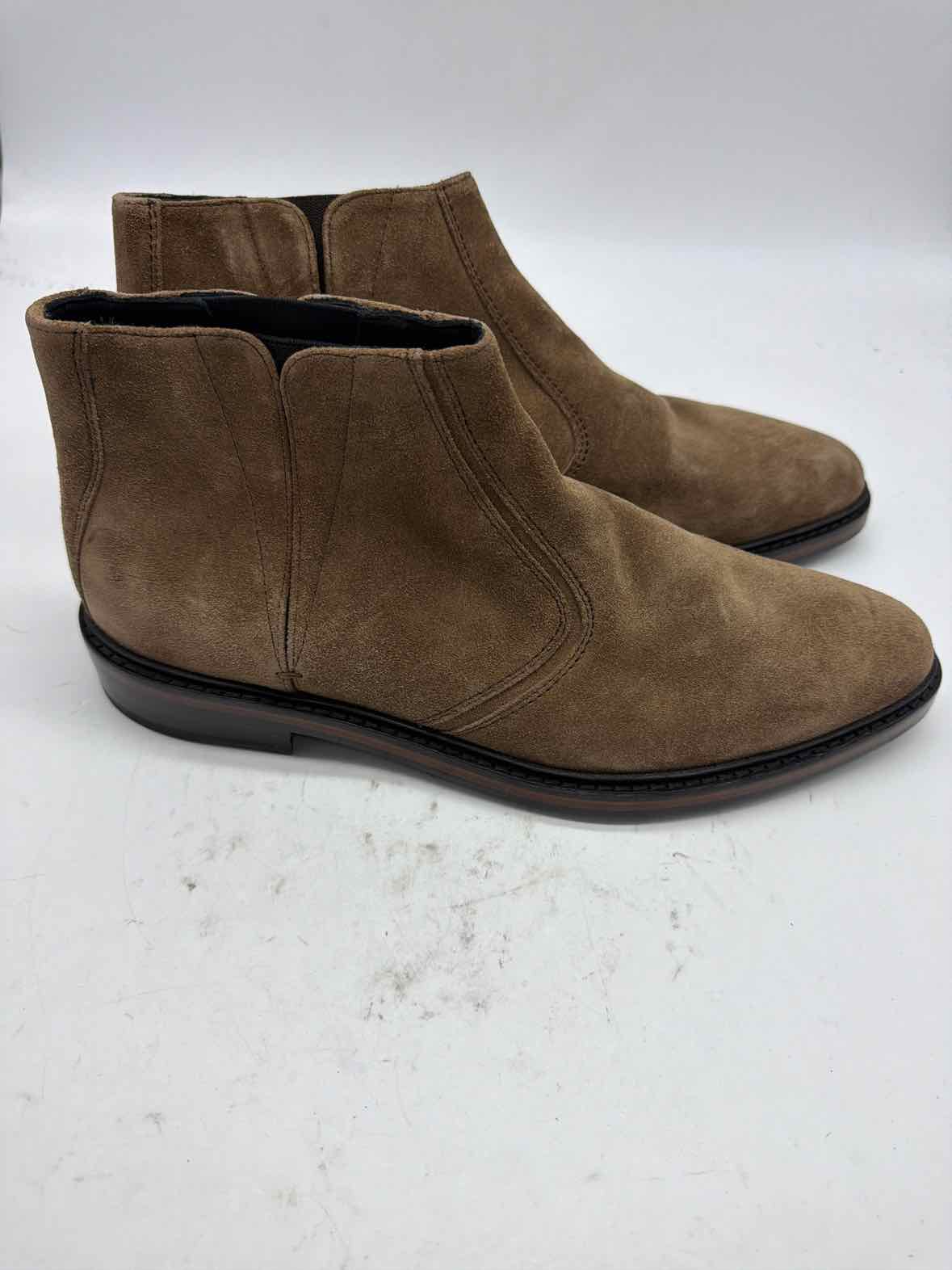 Pre-Owned Lanvin Tan 12 Suede Ankle Men's Boots | True Fashionistas.