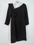 Pre-Owned Rickie Freeman Black Size 8 Cocktail Short Long Sleeve Dress | True Fashionistas.