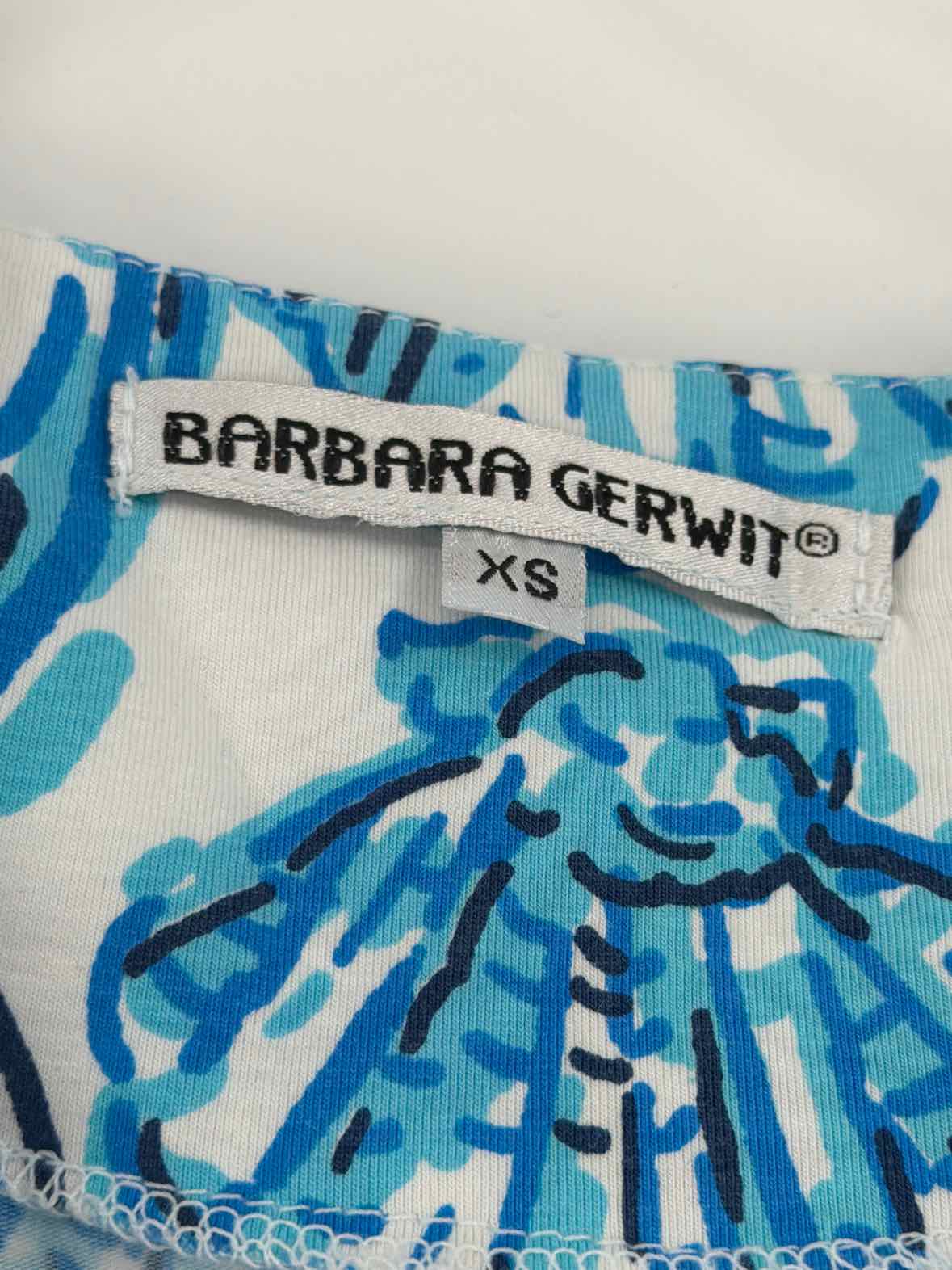 Pre-Owned Barbara Gerwit Blue Size XS Short Sleeveless Dress | True Fashionistas.