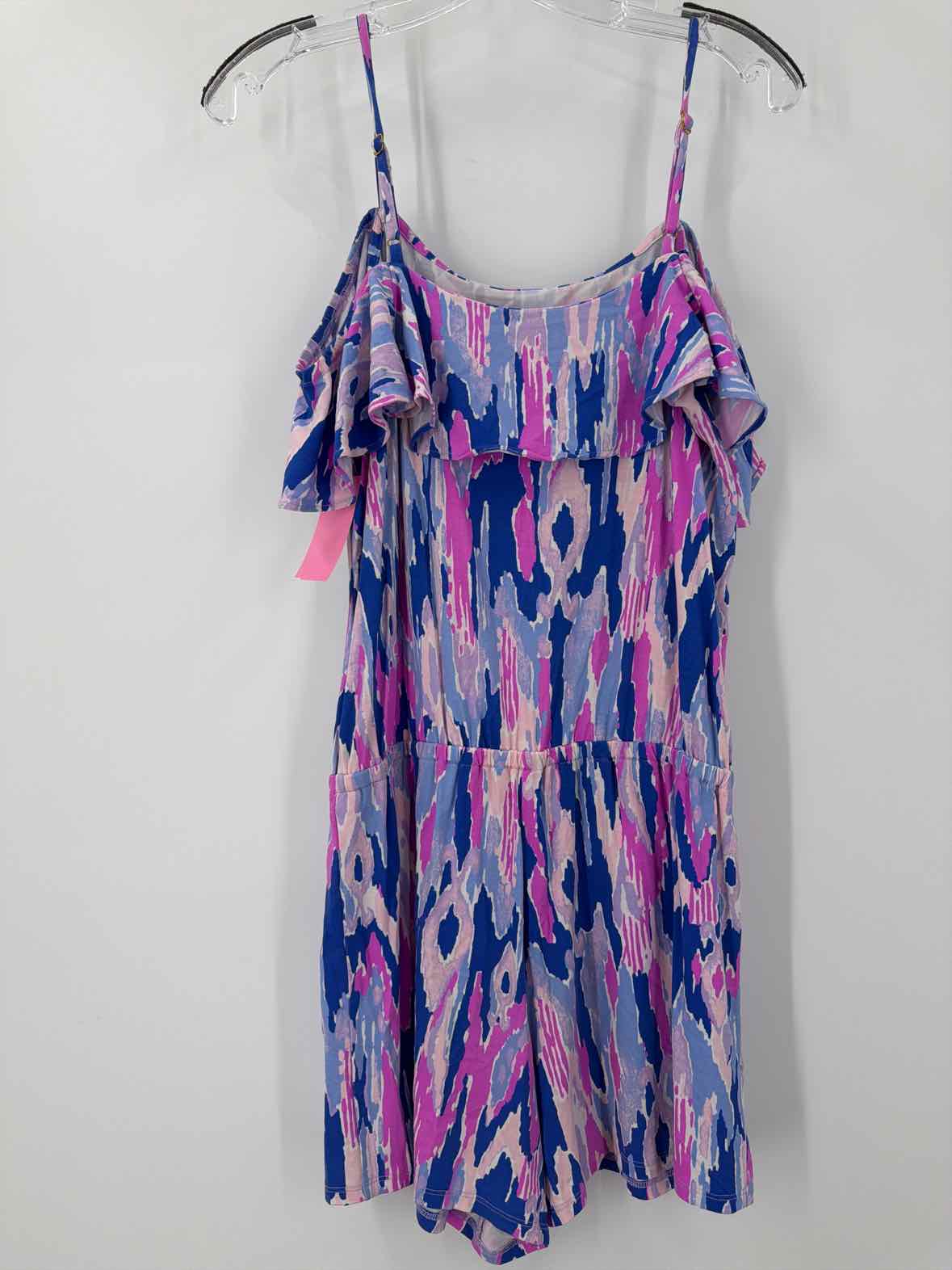 Pre-Owned Lilly Pulitzer Purple Size Small Sleeveless Romper | True Fashionistas.