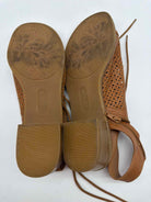 Pre-Owned Sofft Tan Size 9.5 Caged Flats | True Fashionistas.