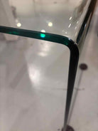 Clear Glass Office Writing Desk | True Fashionistas.