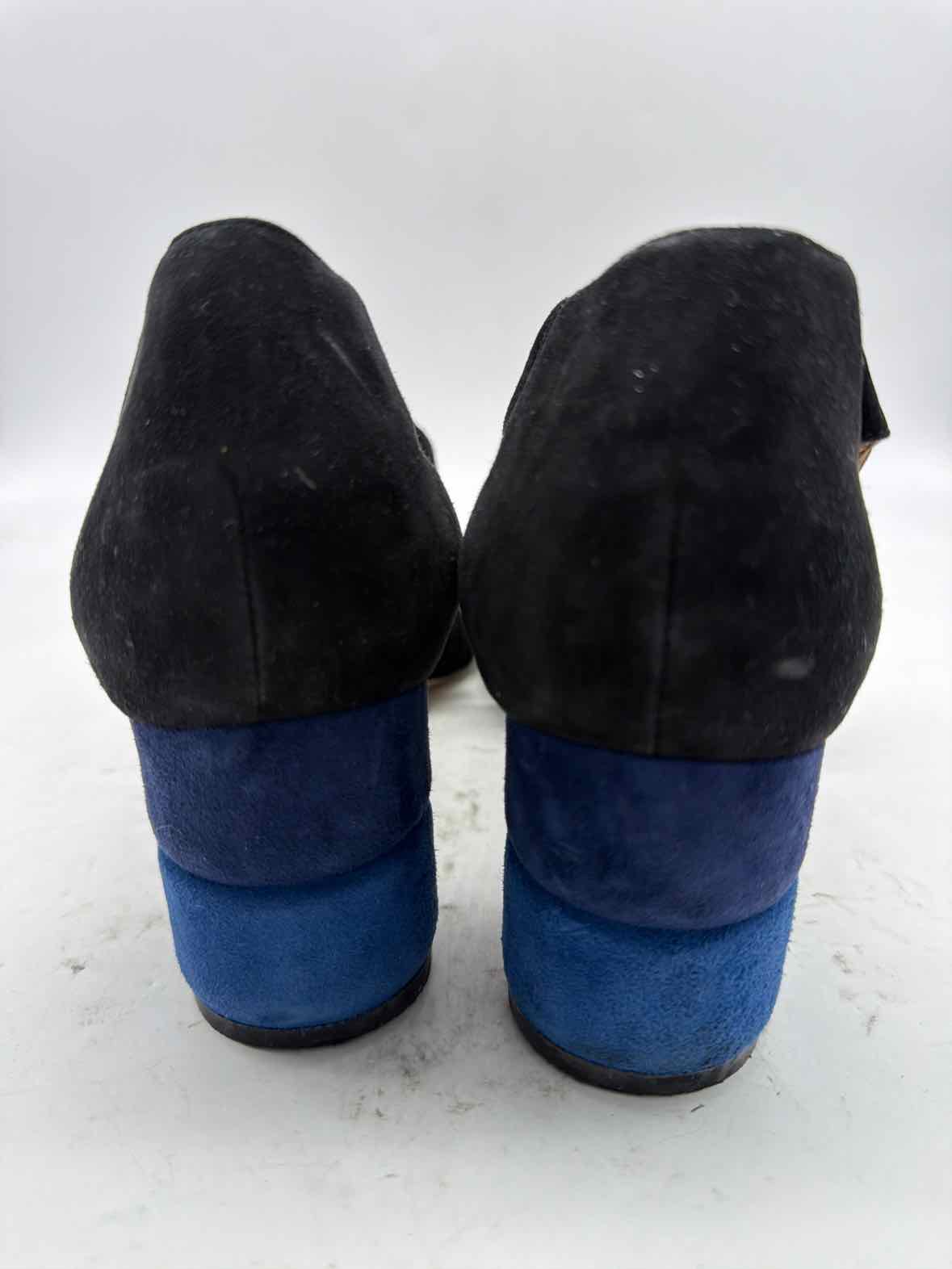 Pre-Owned Salvatore Ferragamo Black Size 10.5 Block Heel Heels | True Fashionistas.