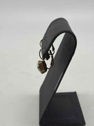 Liz Palacios Gold and Green Crystal Hoop Earrings | True Fashionistas.