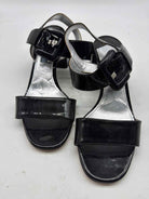 Pre-Owned Prada Black Size 6.5 Patent Leather Block Heel Heels | True Fashionistas.