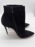 Pre-Owned Christian Louboutin Black Size 9.5 Suede Ankle Boot Boots | True Fashionistas.