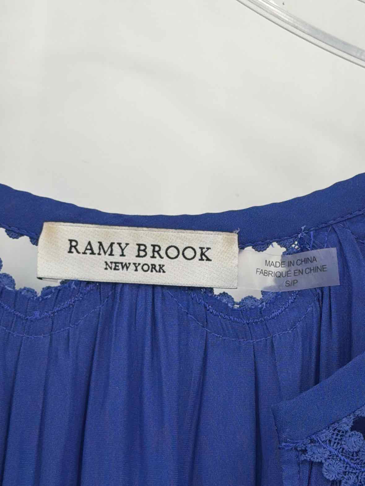 Pre-Owned Ramy Brook Blue Size Small Long Sleeveless Dress | True Fashionistas.