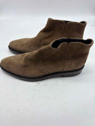 Pre-Owned Lanvin Tan 12 Suede Ankle Men's Boots | True Fashionistas.