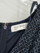 Pre-Owned Mac Duggal Navy Size 6 Beaded Long Evening Gown | True Fashionistas.