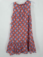 Pre-Owned Oliphant Orange Size Medium Short Sleeveless Dress | True Fashionistas.