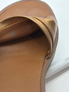 Pre-Owned See By Chloe Gold Size 35 Slide Sandals | True Fashionistas.