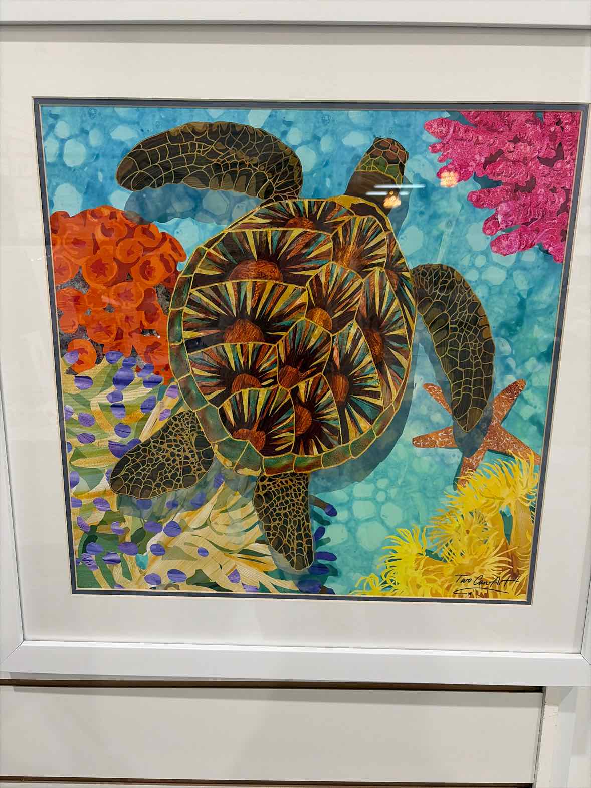 Paper Turtle Print Art Work | True Fashionistas.