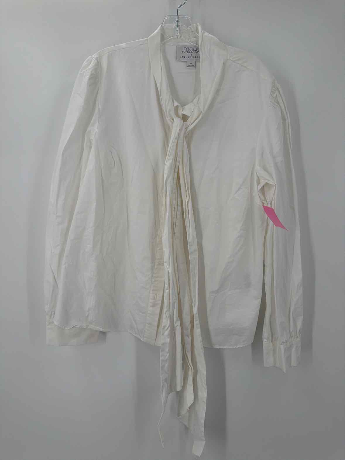 Pre-Owned Mare Mare x Anthropologie White Size XL Button Down | True Fashionistas.
