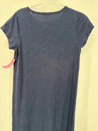 Pre-Owned Lisa Todd Navy Size Small Long Short Sleeve Dress | True Fashionistas.