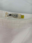 Pre-Owned Loup White Size 42 Short Short Sleeve Dress | True Fashionistas.