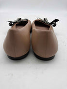 Pre-Owned Jimmy Choo Tan Size 36 Bow Slip On Flats | True Fashionistas.