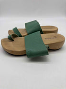 Pre-Owned Trippen Green Size 38 Wood Sandals | True Fashionistas.