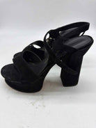 Pre-Owned Salvatore Ferragamo Black Size 6 Platform Heels | True Fashionistas.