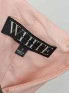 Pre-Owned White by Vera Wang Pink Size 4 Long Evening Gown | True Fashionistas.