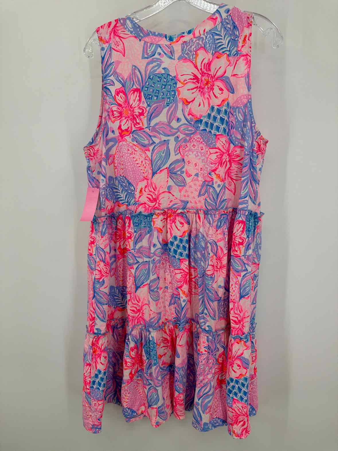 Pre-Owned Lilly Pulitzer Pink Size XL Short Strapless Dress | True Fashionistas.