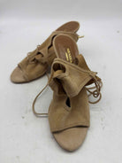 Pre-Owned Aquazzura Tan Size 6 Strappy Heels | True Fashionistas.
