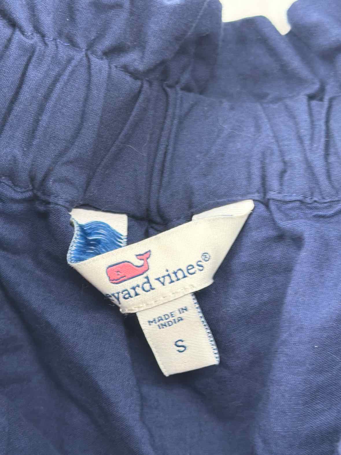 Pre-Owned Vineyard Vines Navy Size Small Short Short Sleeve Dress | True Fashionistas.